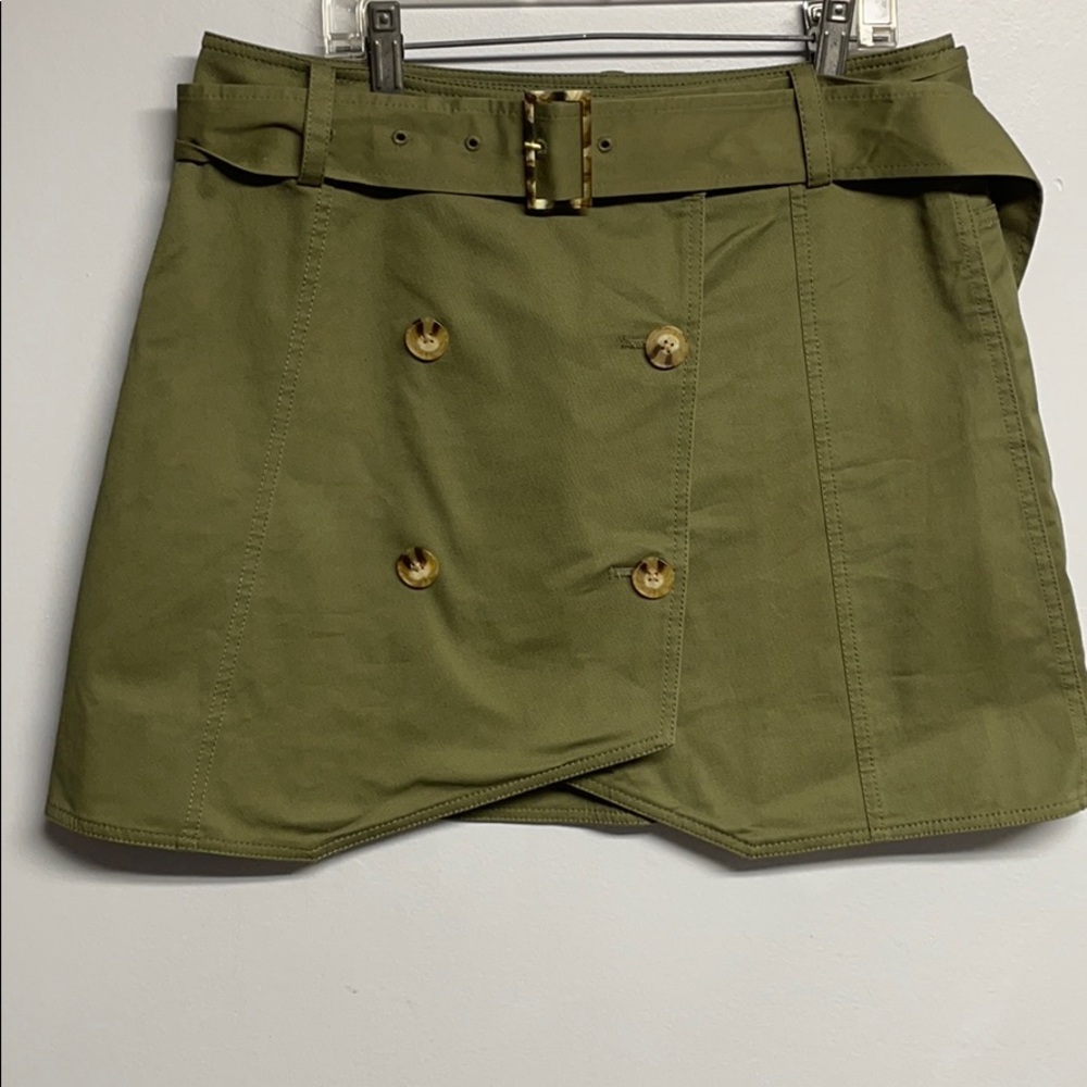Derek Lam 10 Crosby green skirt